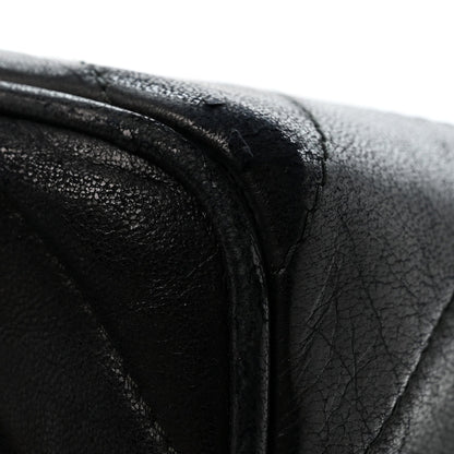 Quilted Lambskin Handbag - Black