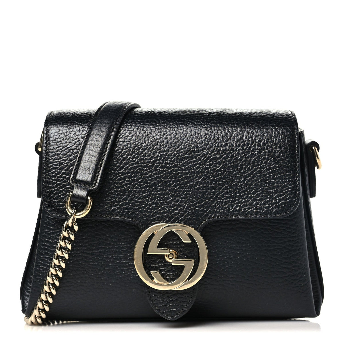 Calfskin Crossbody Bag - Black