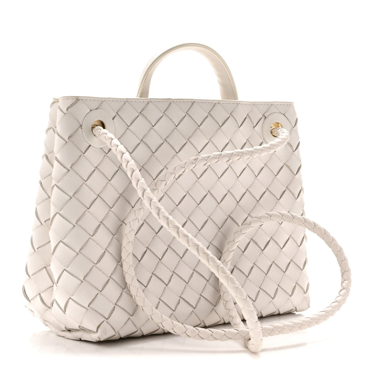 Small Nappa Shoulder Bag - White