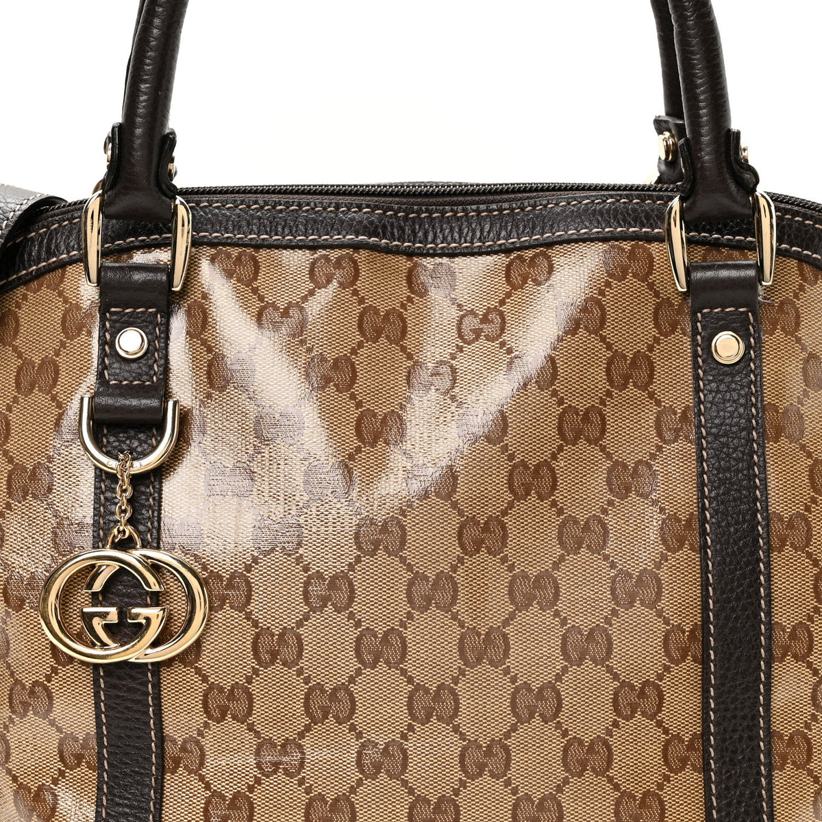 Medium Satchel Bag - Brown