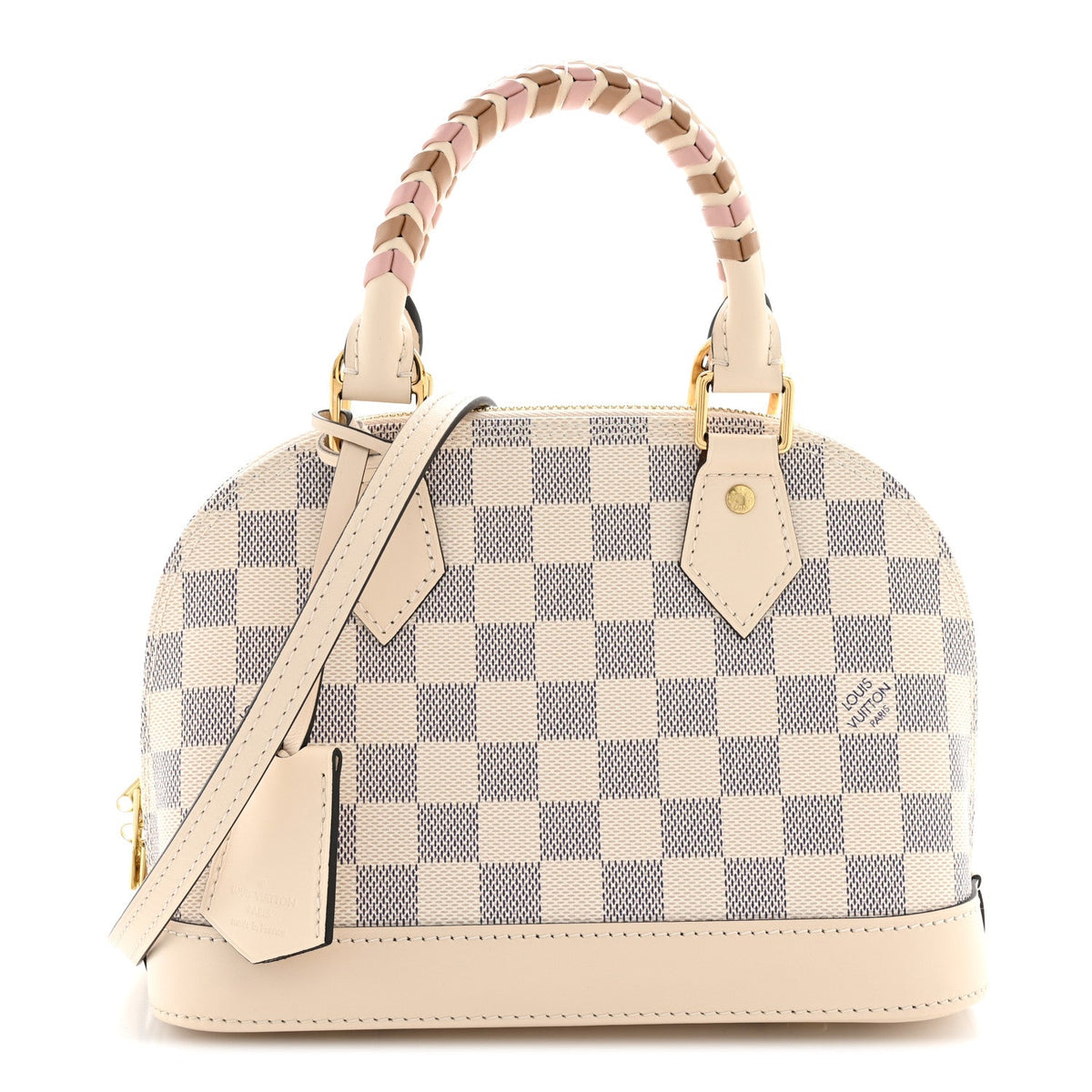 Damier Azur Braided Alma Bb Handbag