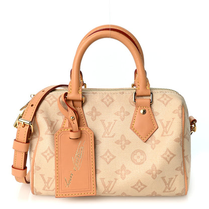 Monogram Origine Lin Speedy Bandouliere  Handbag
