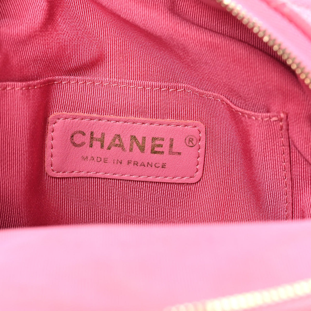 Small Quilted Caviar Backpack - Pink