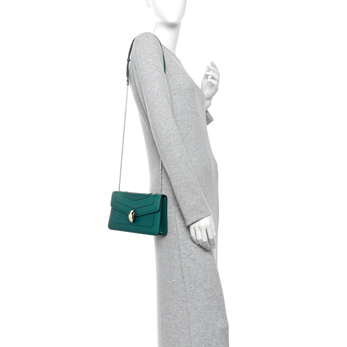 Calfskin Crossbody Bag - Green