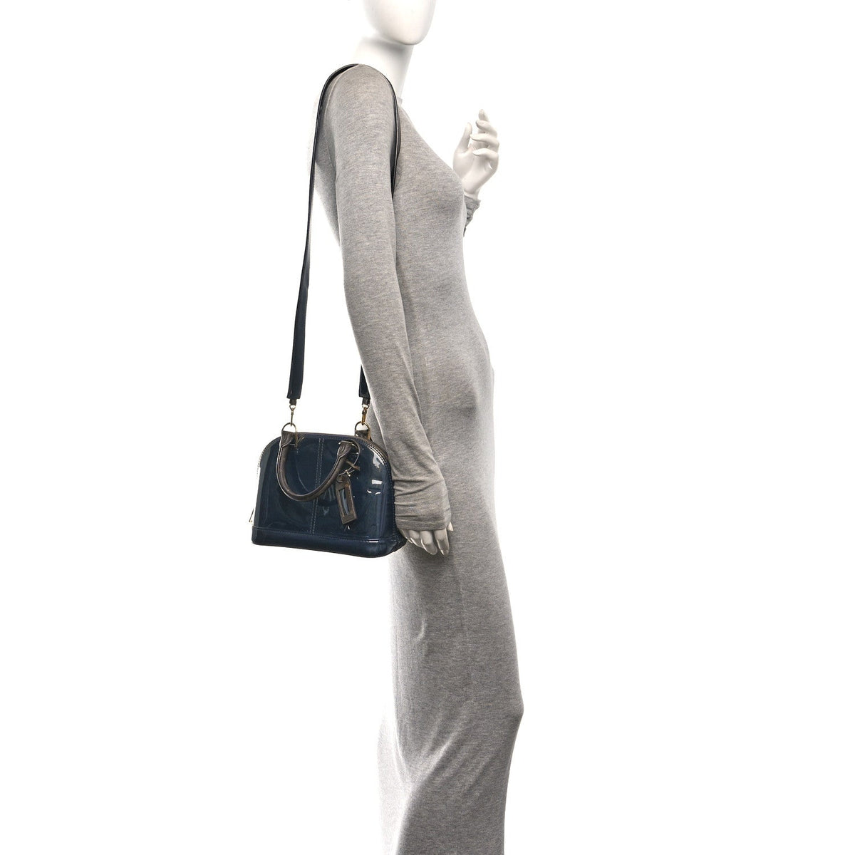 Patent Monogram Alma Bb Marine Handbag
