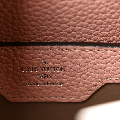 Taurillon Snakeskin Capucines Pm Magnoli Handbag