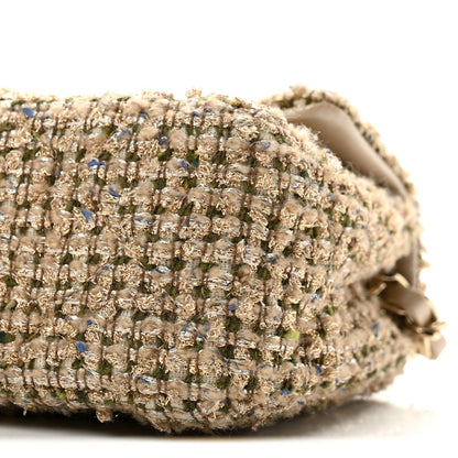 Mini Quilted Flap Shoulder Bag - Tan