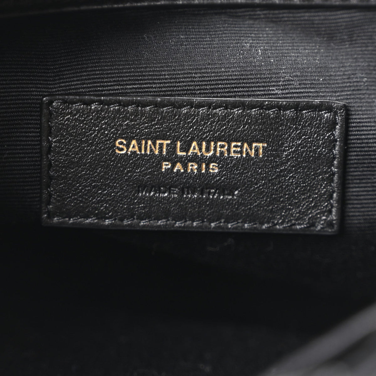 Small Quilted Lambskin Bucket Bag - Black