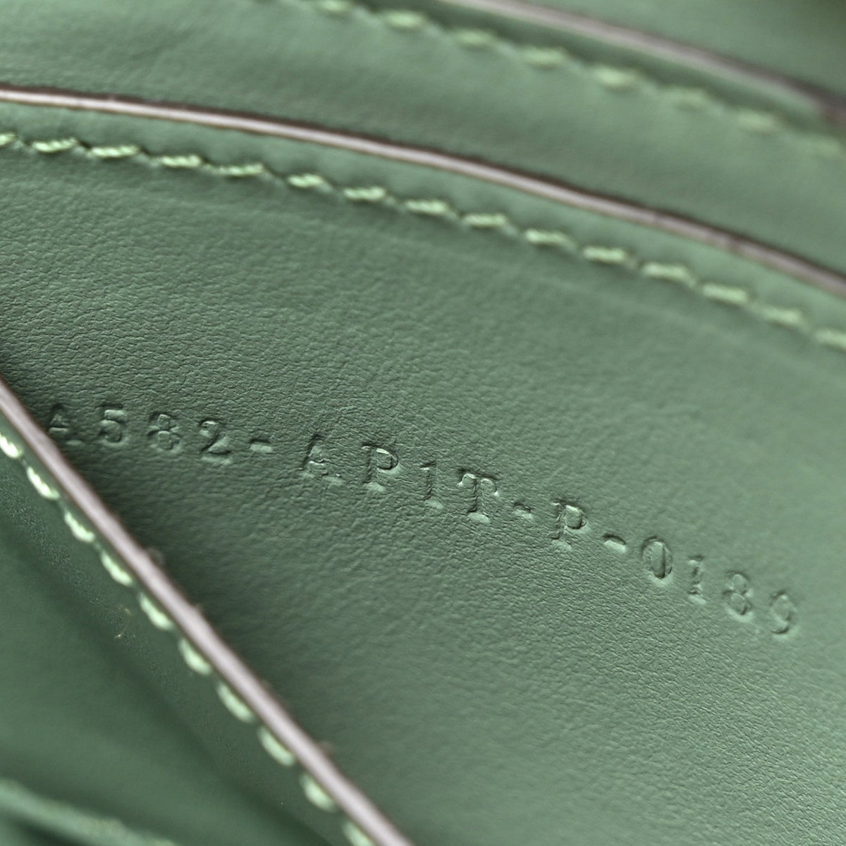 Calfskin Satchel Bag - Green
