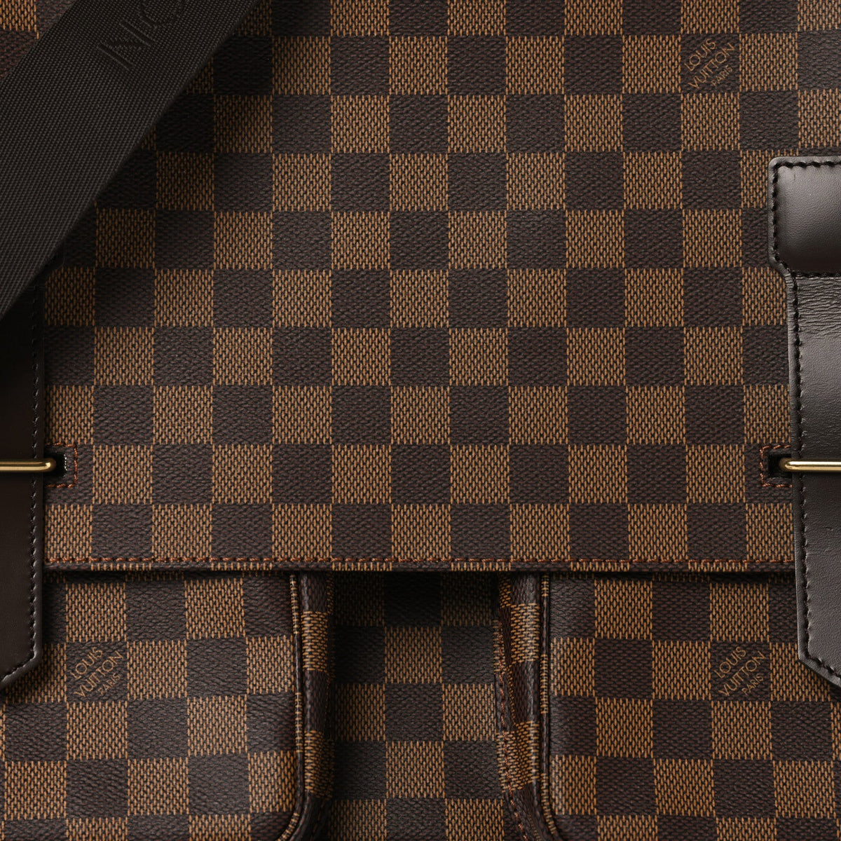 Damier Ebene Broadway Messenger Bag Handbag