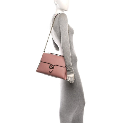 Medium Calfskin Shoulder Bag - Pink