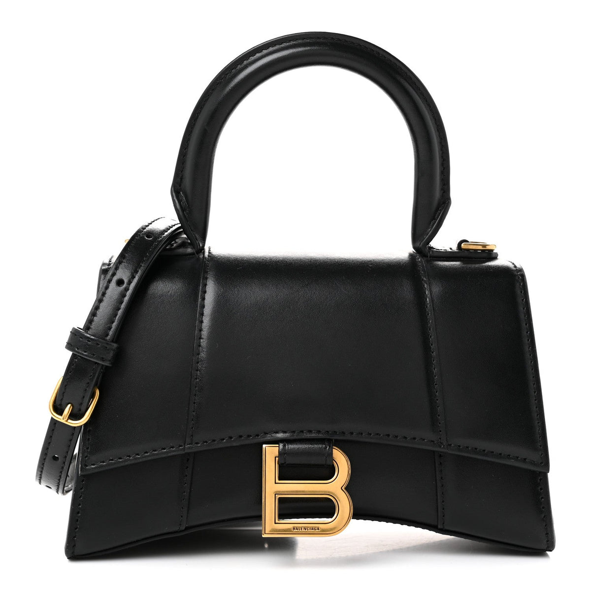 Calfskin Handbag - Black
