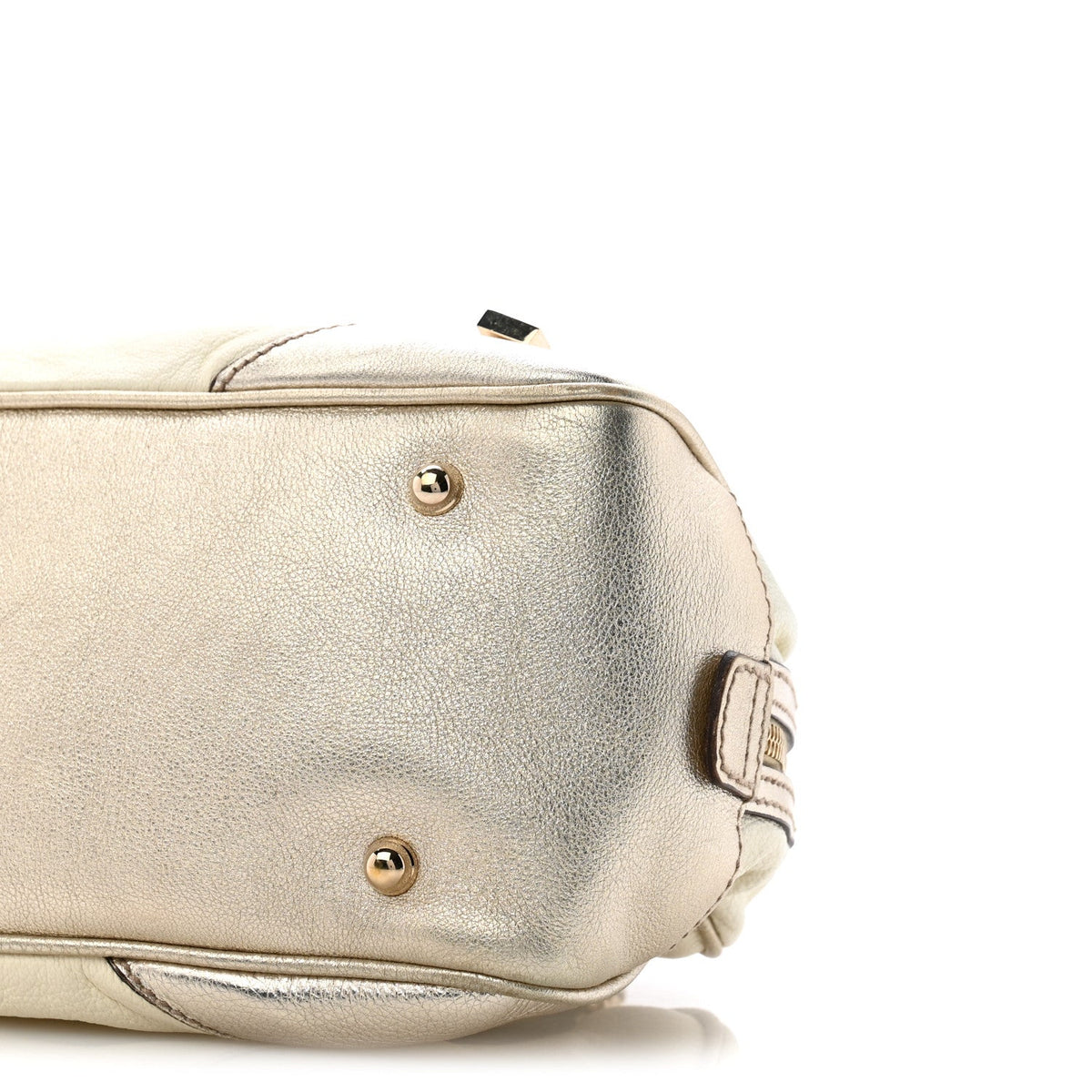 Small Goatskin Handbag - White