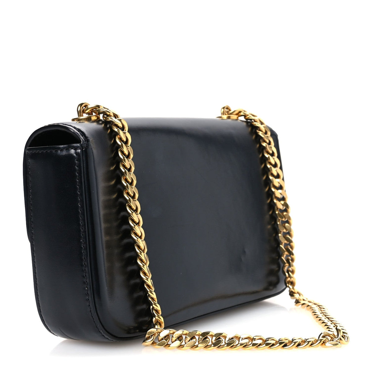 Calfskin Shoulder Bag - Black