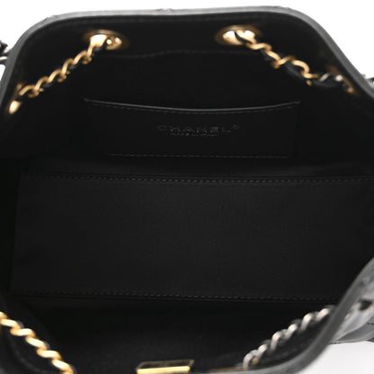 Mini Quilted Handbag - Black