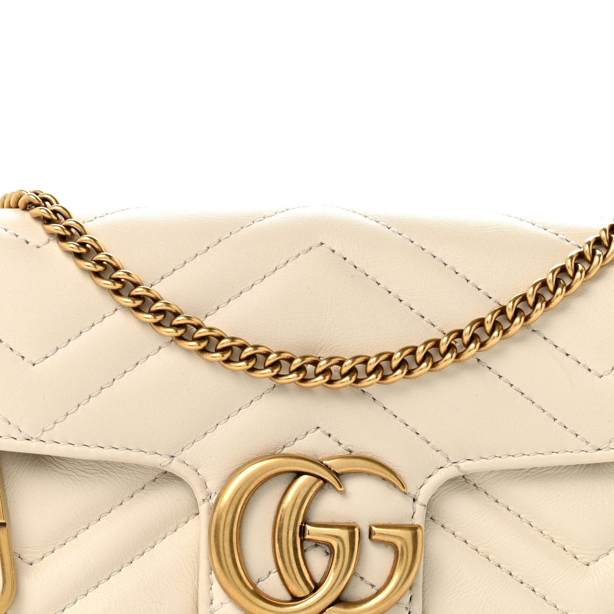 Mini Calfskin Shoulder Bag - White