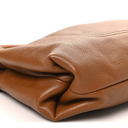 Maxi Calfskin Shoulder Bag - Brown
