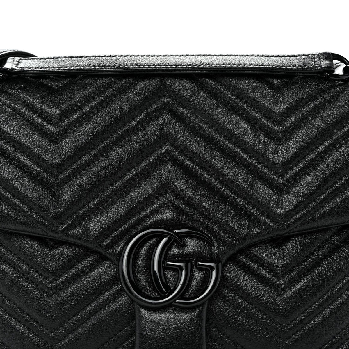 Medium Calfskin Shoulder Bag - Black