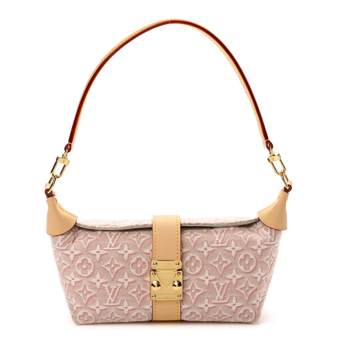 Monogram Embleme Mia Pochette Rose Ruban Handbag