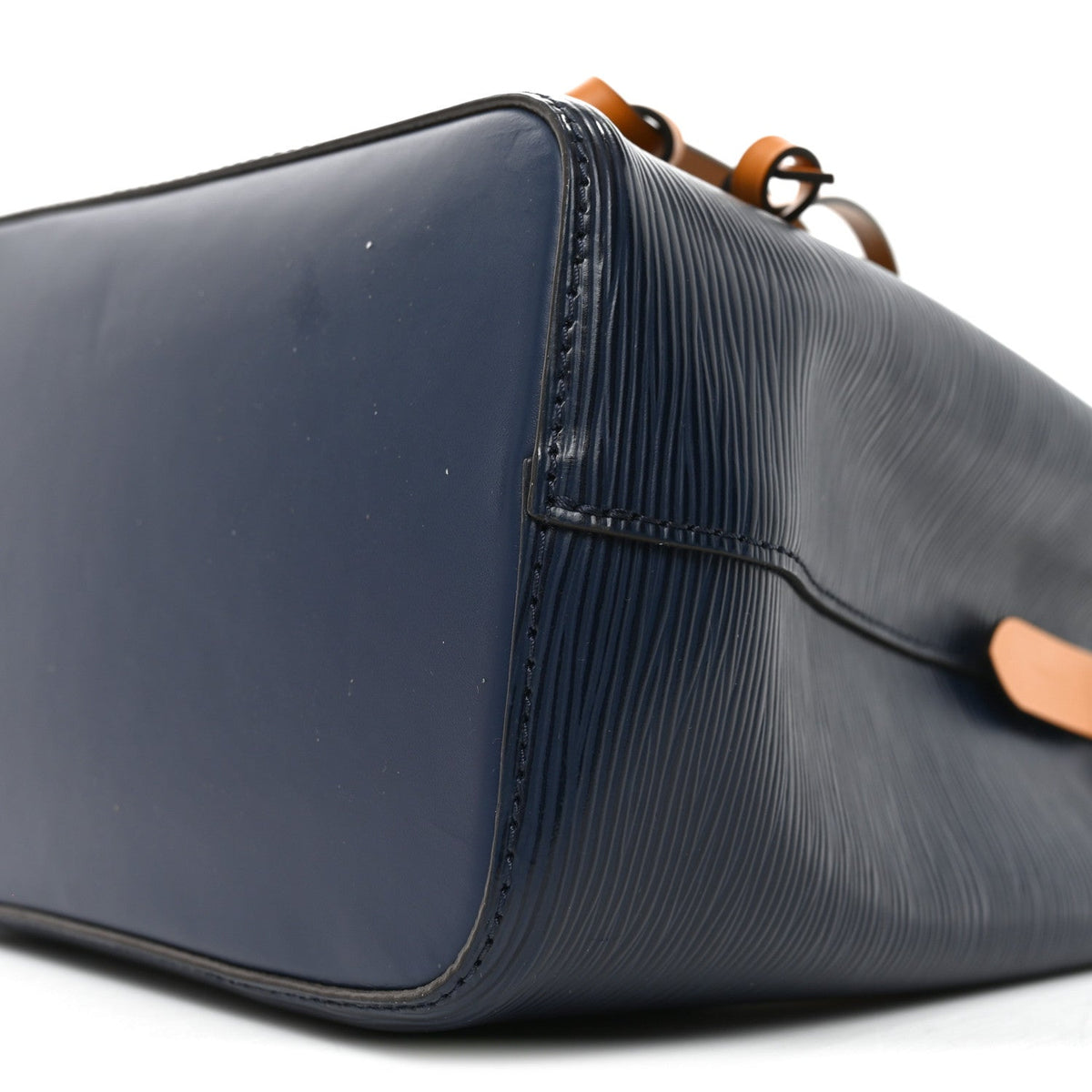 Epi Neonoe Bb Indigo Safran Handbag