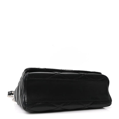 Lambskin Handbag - Black