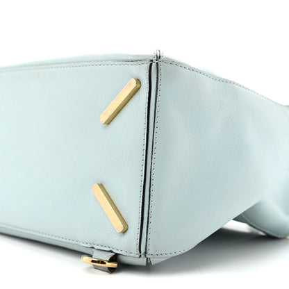 Small Calfskin Handbag - Light Blue
