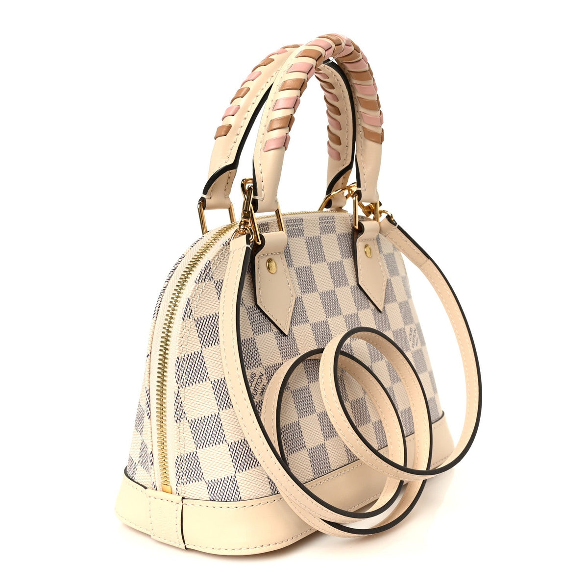 Damier Azur Braided Alma Bb Handbag