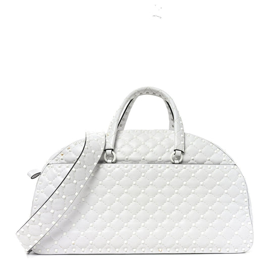 Lambskin Handbag - White