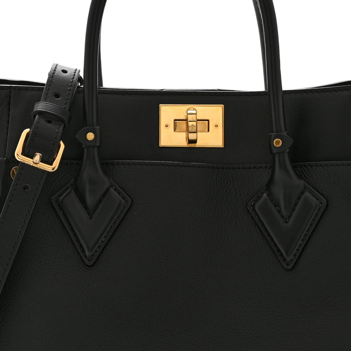 Calfskin Handbag - Black