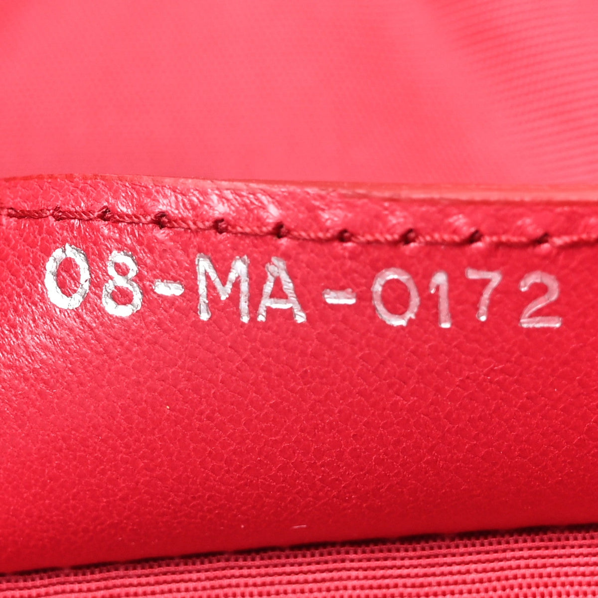 Medium Lambskin Tote Bag - Red