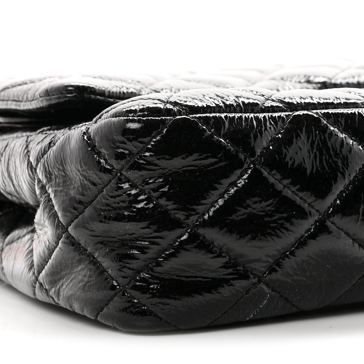 Medium Quilted Flap Shoulder Bag - Black