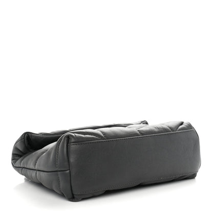 Quilted Lambskin Satchel Bag