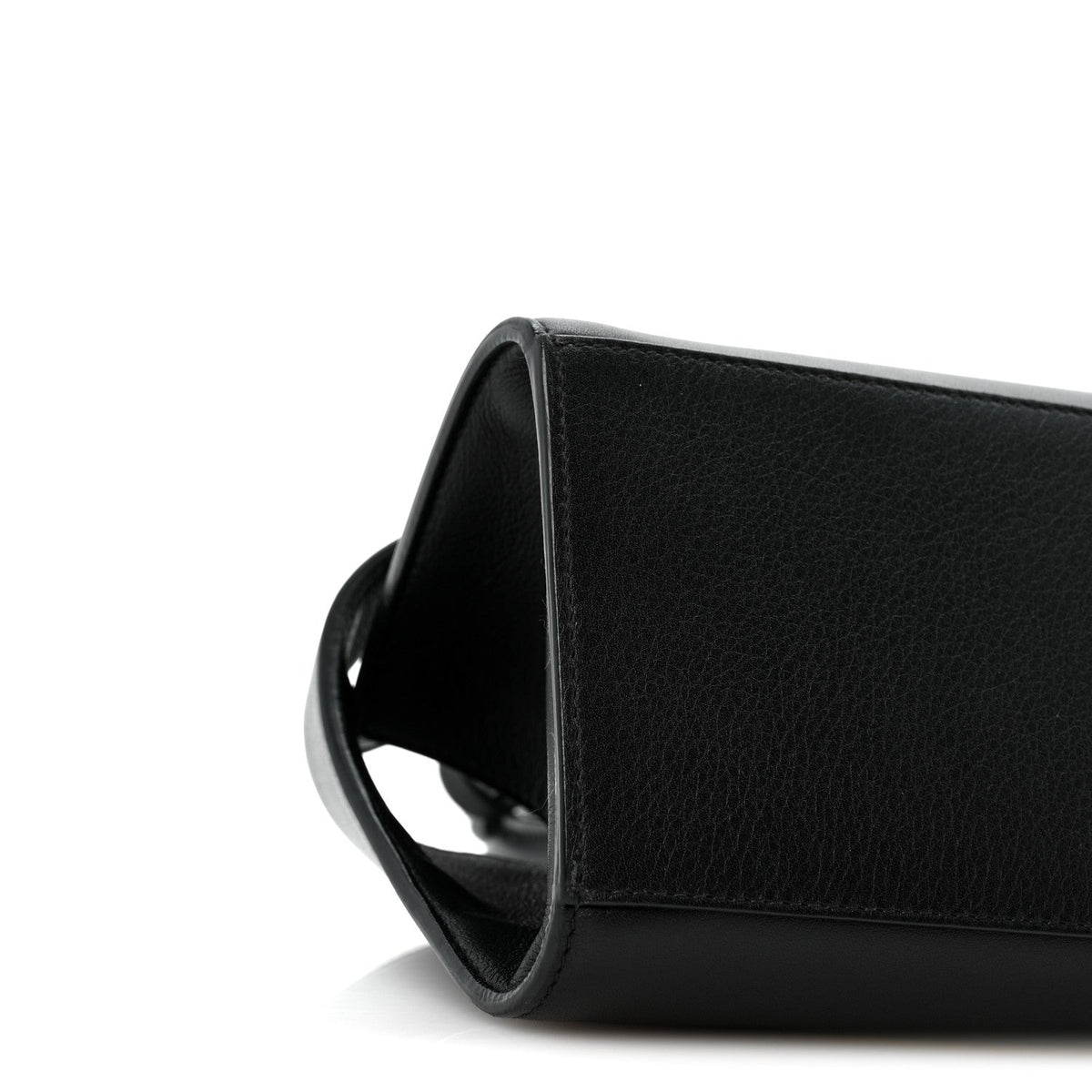 Mini Calfskin Handbag - Black