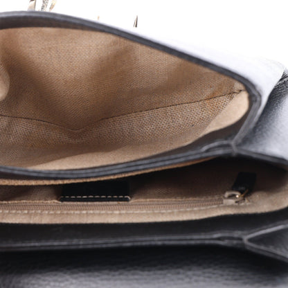 Calfskin Crossbody Bag - Black