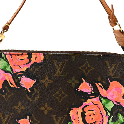 Monogram Roses Pochette Accessories Handbag