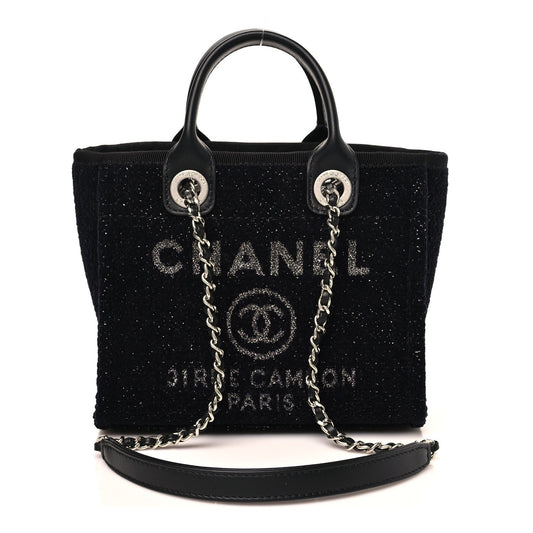 Mini Canvas Tote Bag - Black
