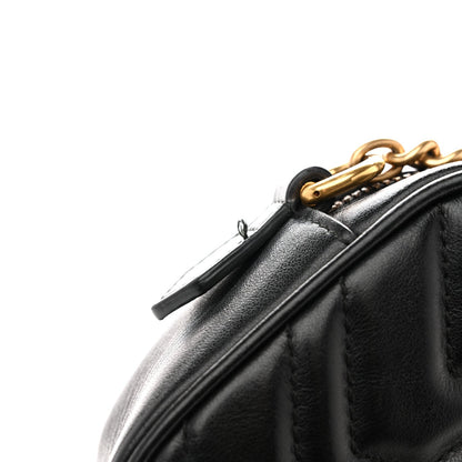 Mini Calfskin Shoulder Bag - Black