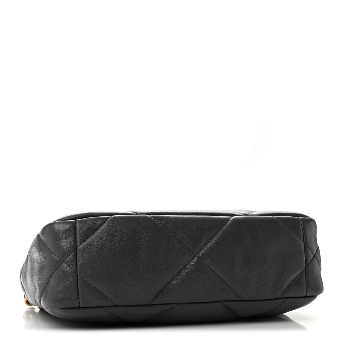 Medium Quilted Lambskin Flap Shoulder Bag - Grey