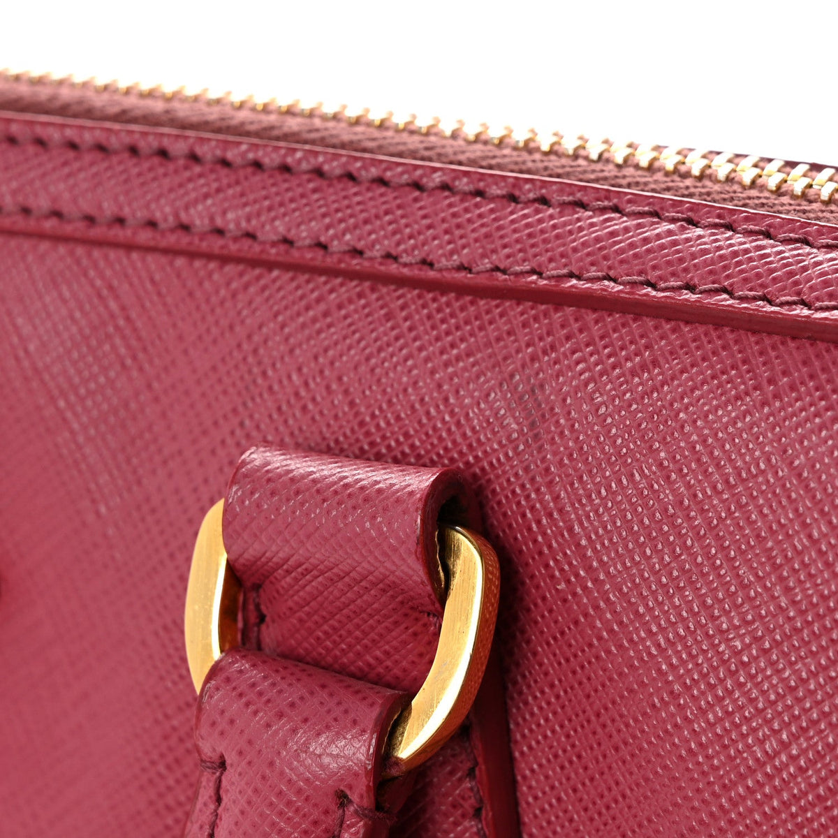 Saffiano Lux Bowler Peonia Handbag