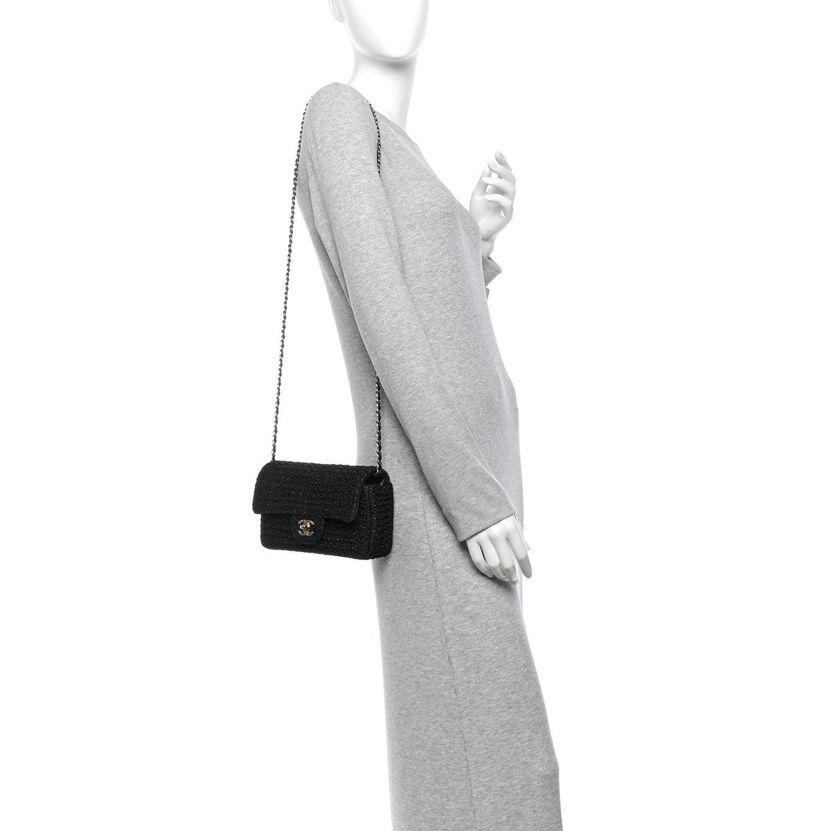 Mini Fabric Flap Shoulder Bag - Tan