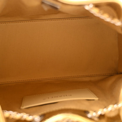 Small Quilted Calfskin Handbag - Gold