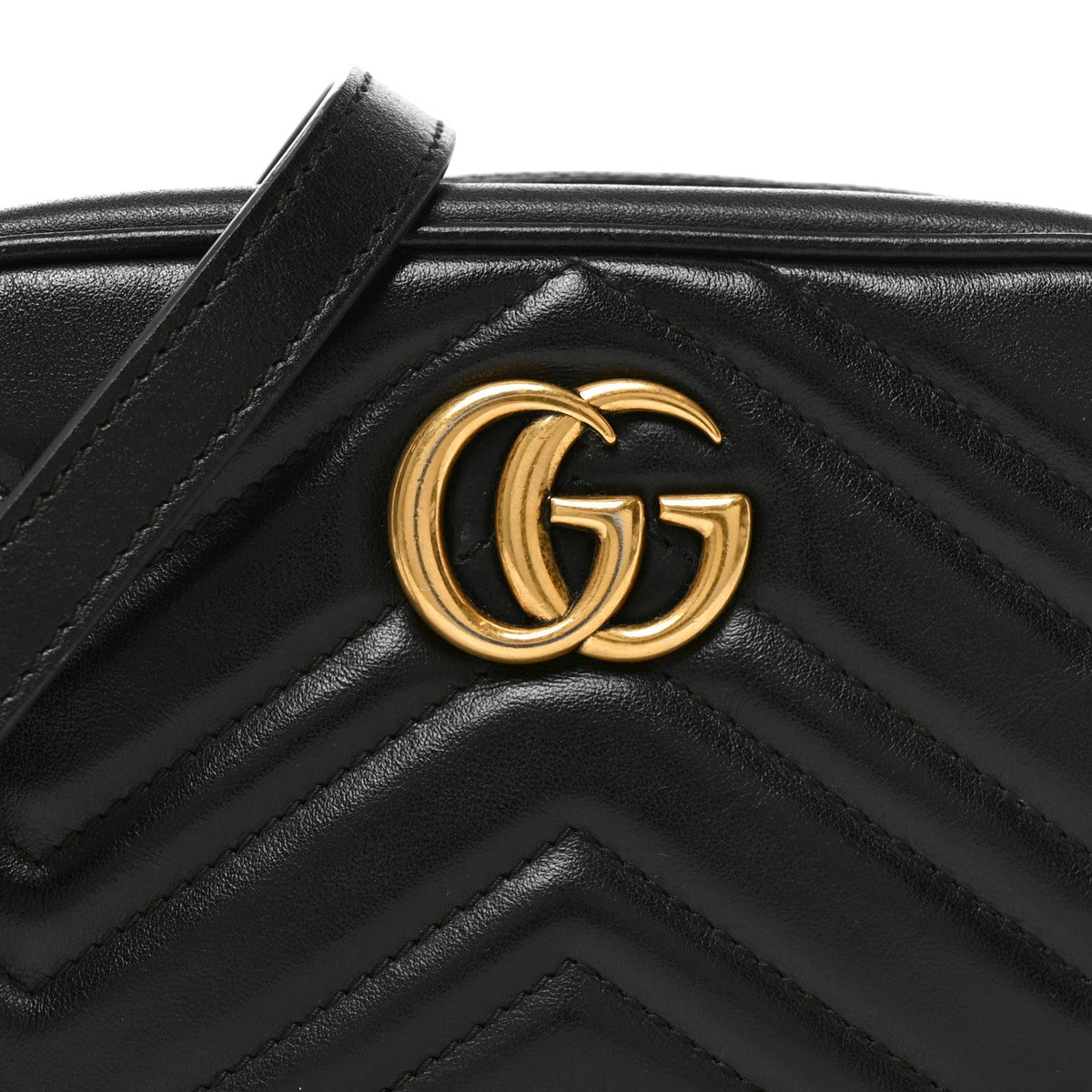 Small Calfskin Shoulder Bag - Black