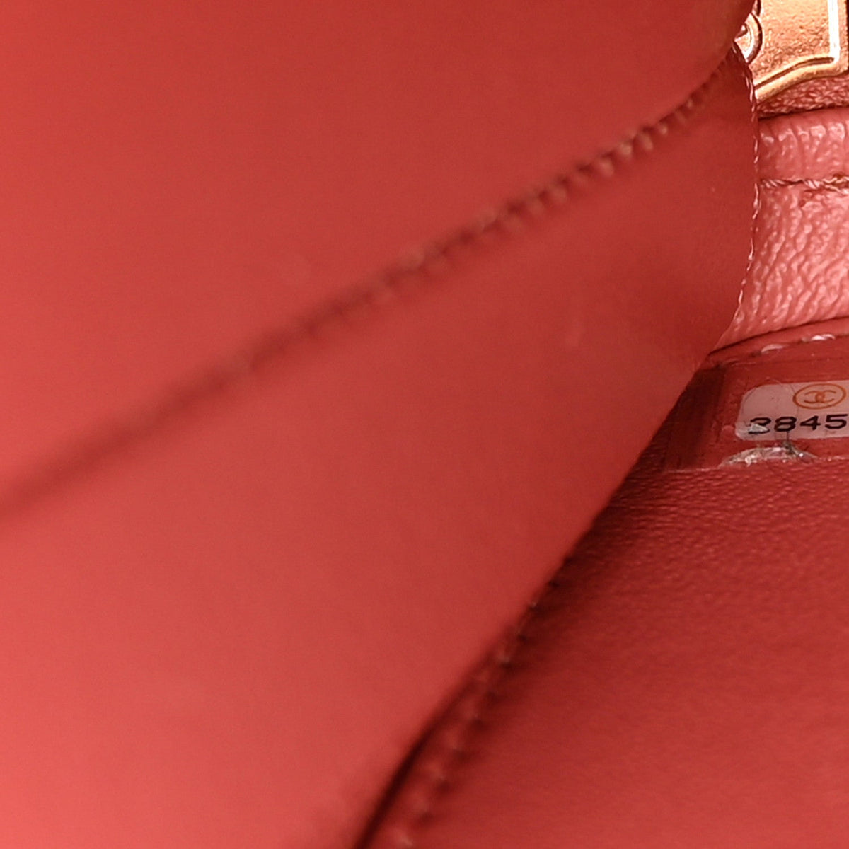 Quilted Caviar Handbag - Pink