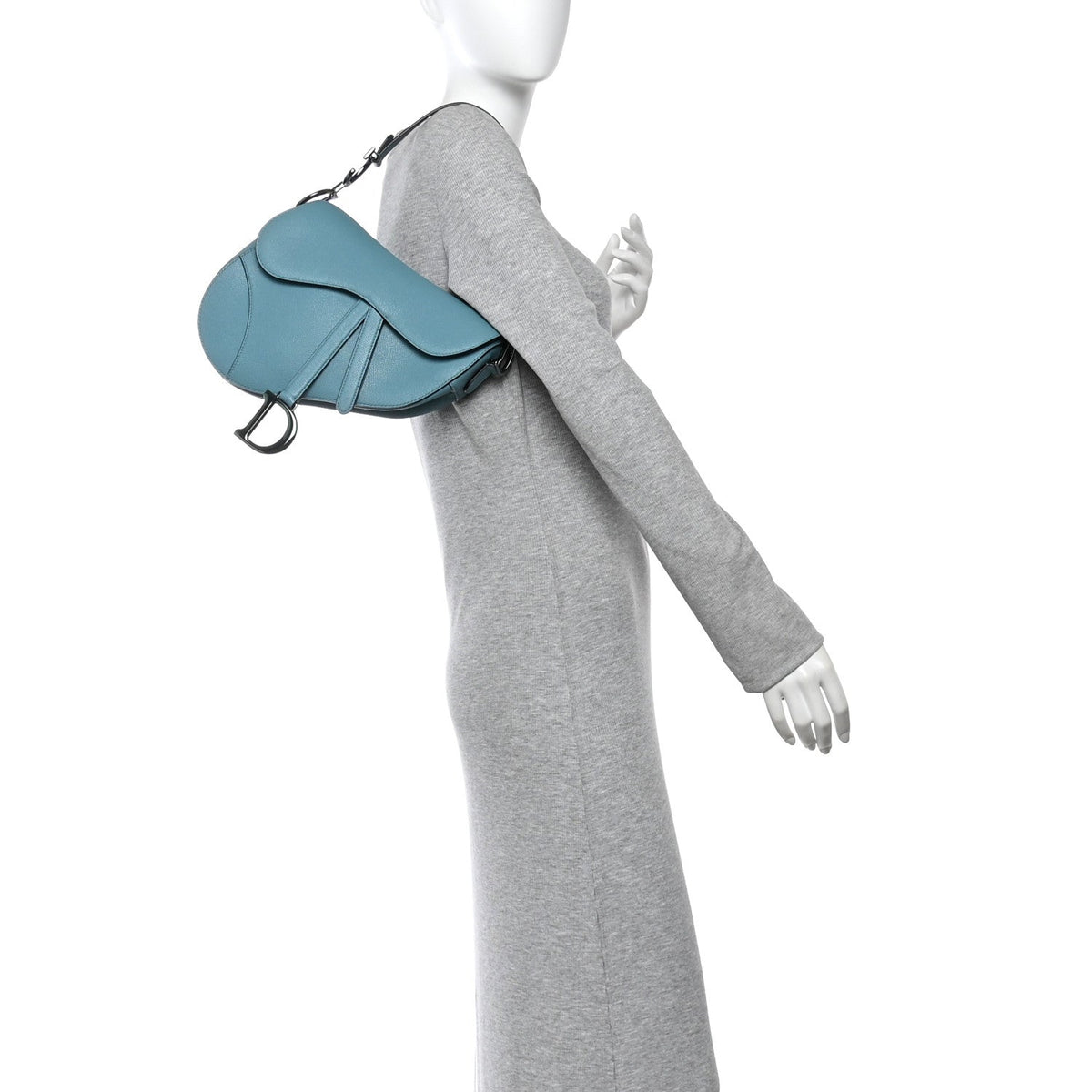 Calfskin Handbag - Blue