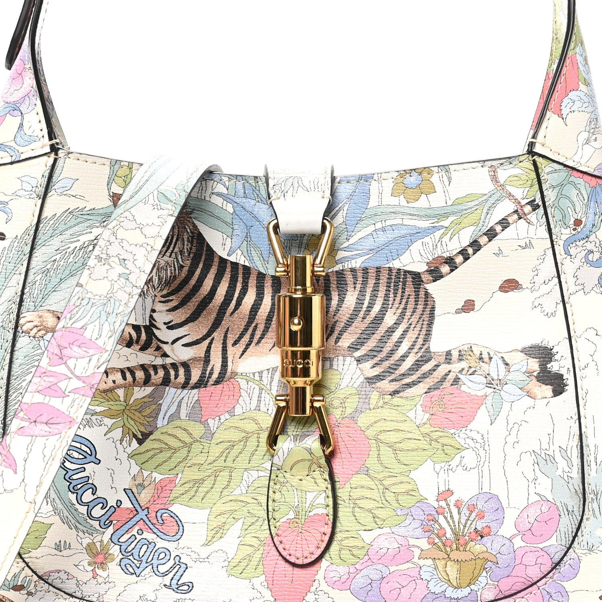 Small Calfskin Hobo Bag - White