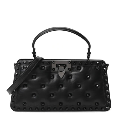 Nappa Shoulder Bag - Black