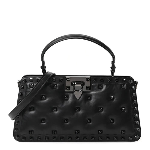 Nappa Shoulder Bag - Black