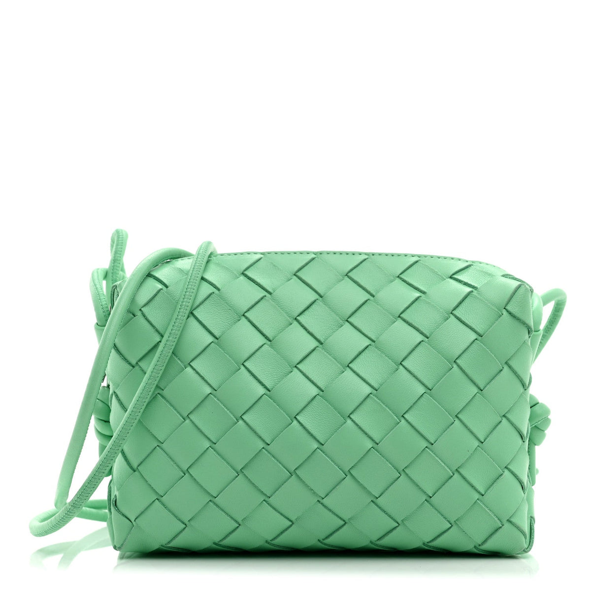 Mini Nappa Crossbody Bag - Fountain