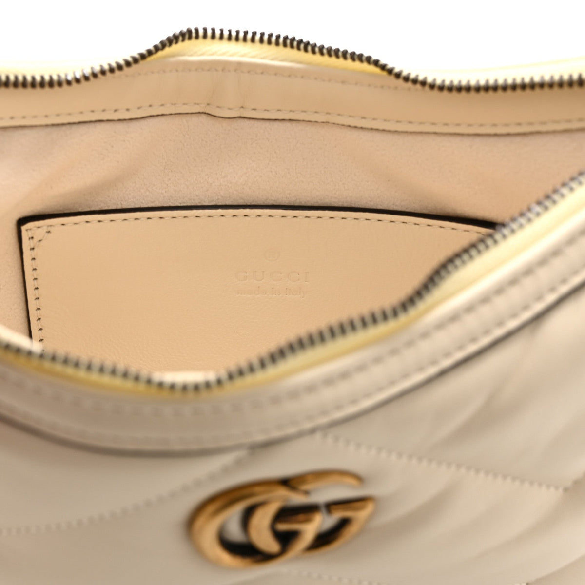 Calfskin Hobo Bag - White