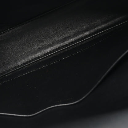 Calfskin Shoulder Bag - Black